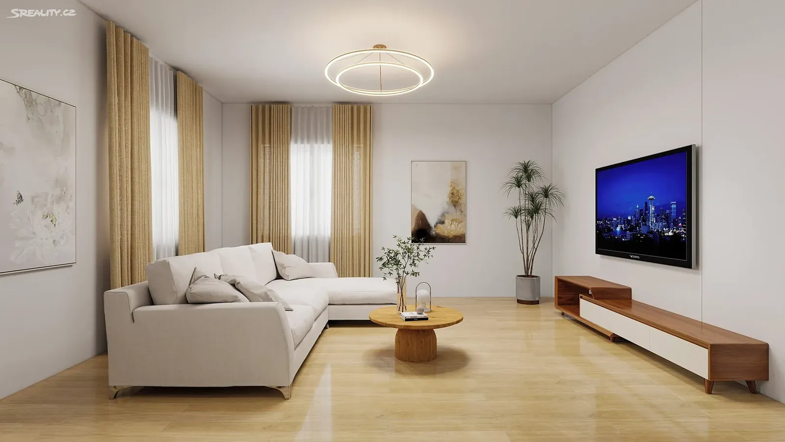 Vizualizace — 01 obyvak tv